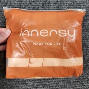 Innersy Underwear Womens Cotton Hipster Panties Beige 5x Plus Sz New In Package